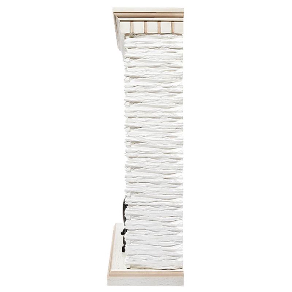 Каминокомплект Firelight Porto Classic с очагом Electrolux EFP/P-1020LS беленый дуб/белый камень НС-1302050