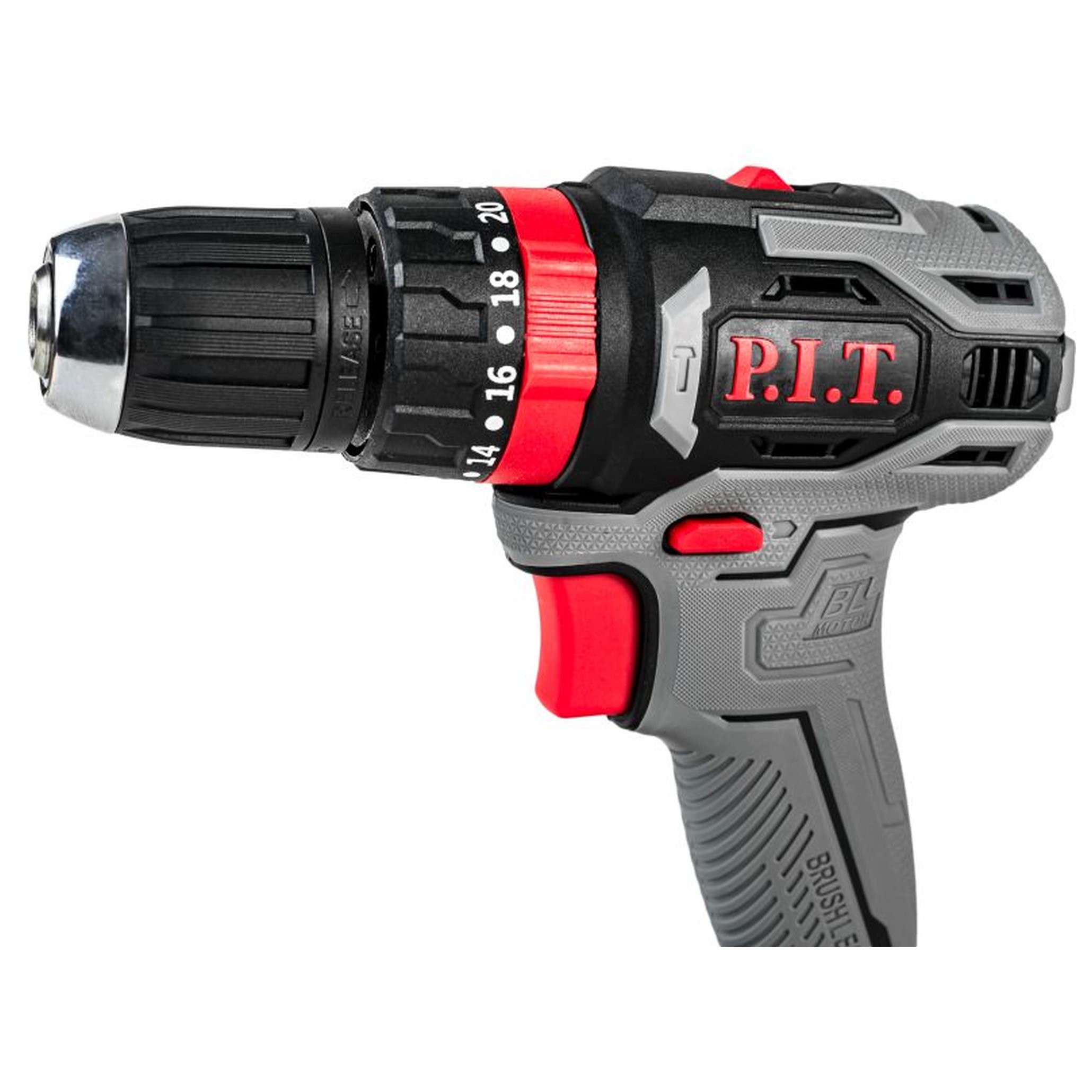 Дрель ударная аккумуляторная бесщеточная P.I.T. OnePower PSB20H-10B SOLO 20 В 38 Нм PSB20H-10B