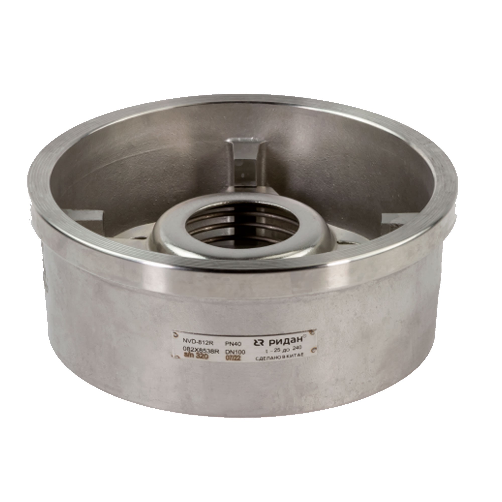 Клапан обратный межфланцевый Ридан NVD-812R DN32 PN40 AISI 316 065B7523R