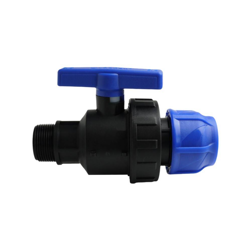 Кран шаровой компрессионный Valfex цанга-наружная резьба 40x1 1/4 1425607