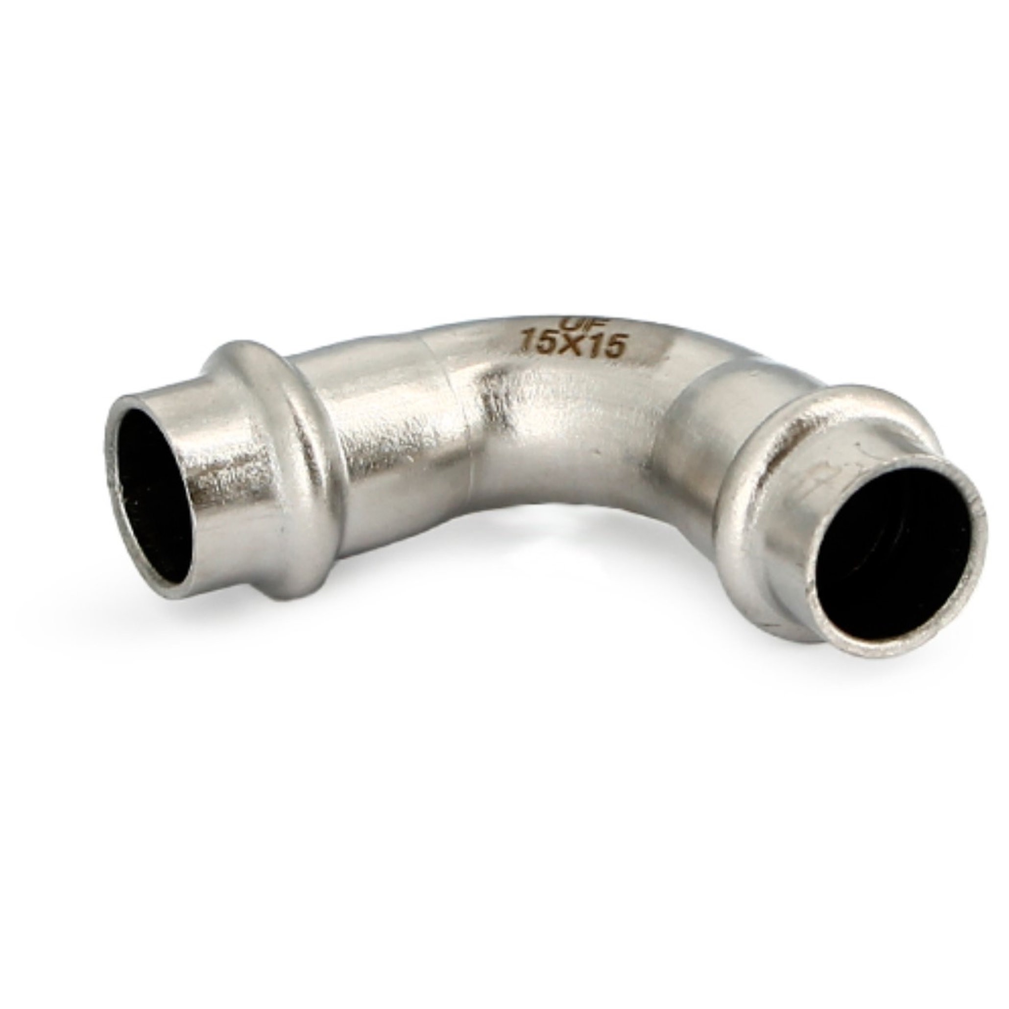 Угольник пресс Uni-Fitt 35 мм нержавеющая сталь 1610260