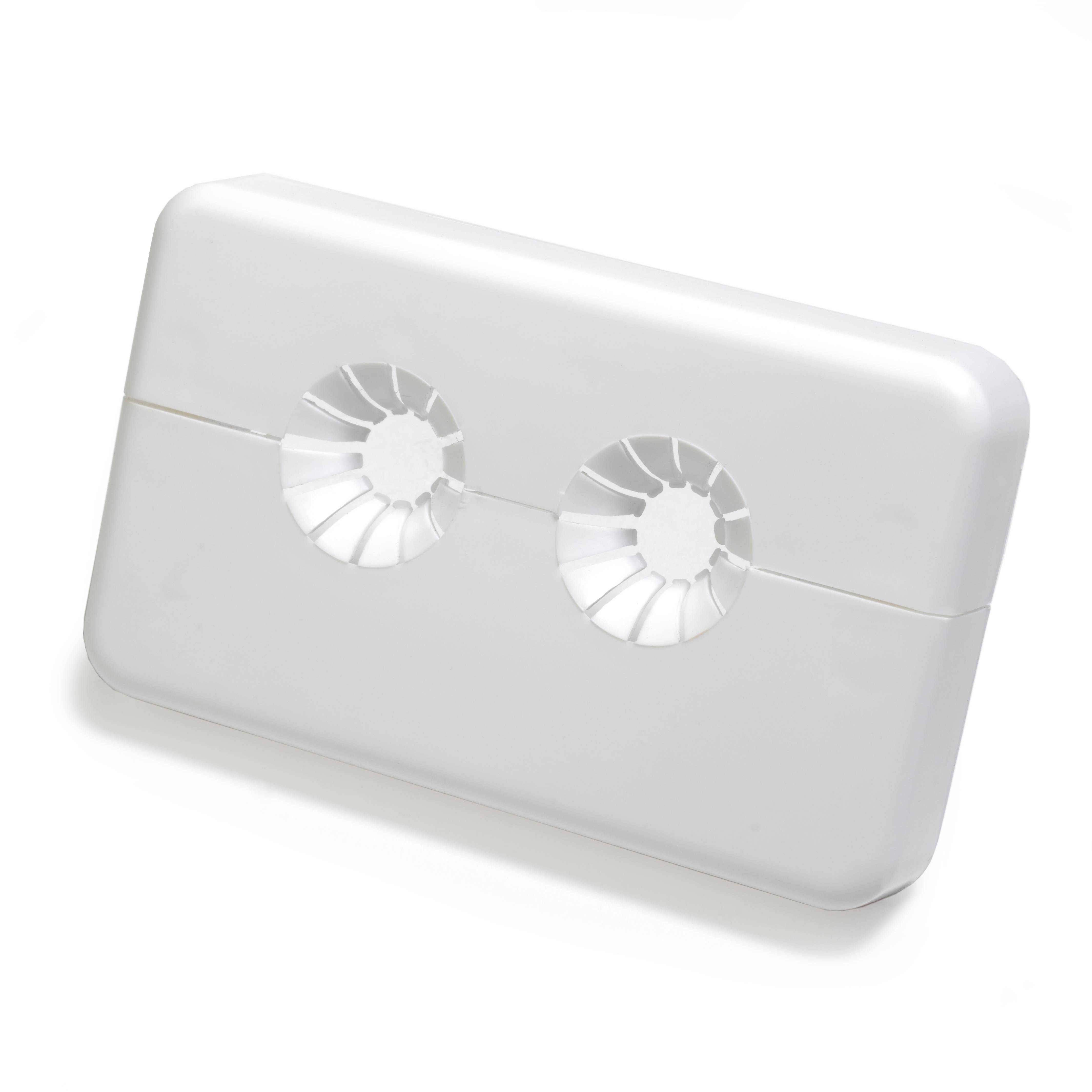 Розетка декоративная двойная Giacomini 35 мм R175BY001