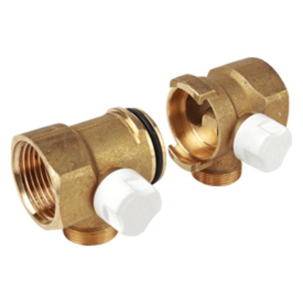 Комплект концевых элементов коллектора Giacomini с вентилями 1 x 16 DN25 R585TY105