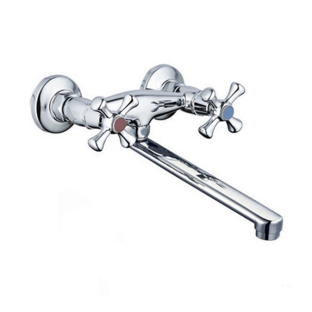 Смеситель для кухни Белые колодези 1005 1/2 настенный L-излив BY 150L