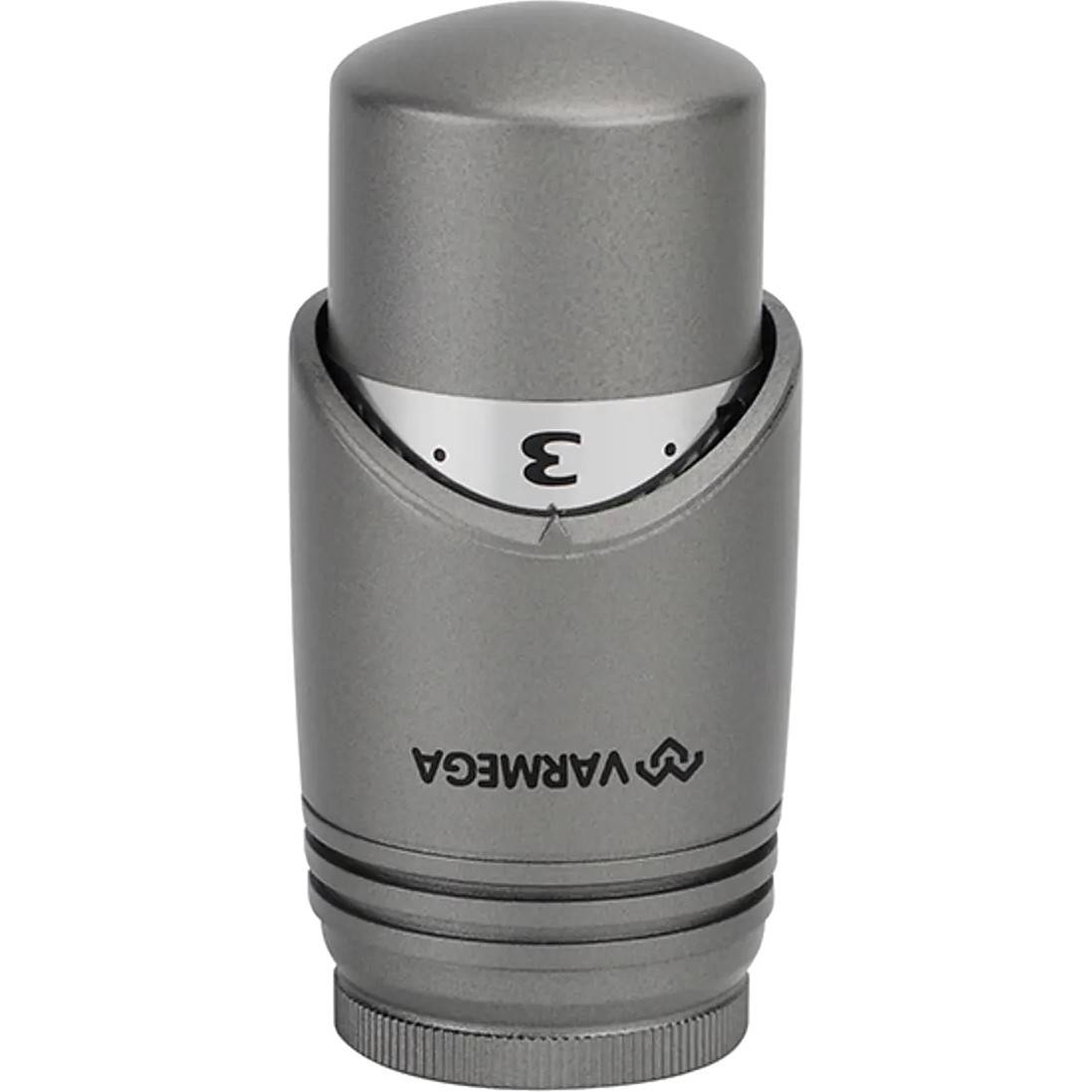 Термостатическая головка VARMEGA VM112 M30x1.5 серая VM11203