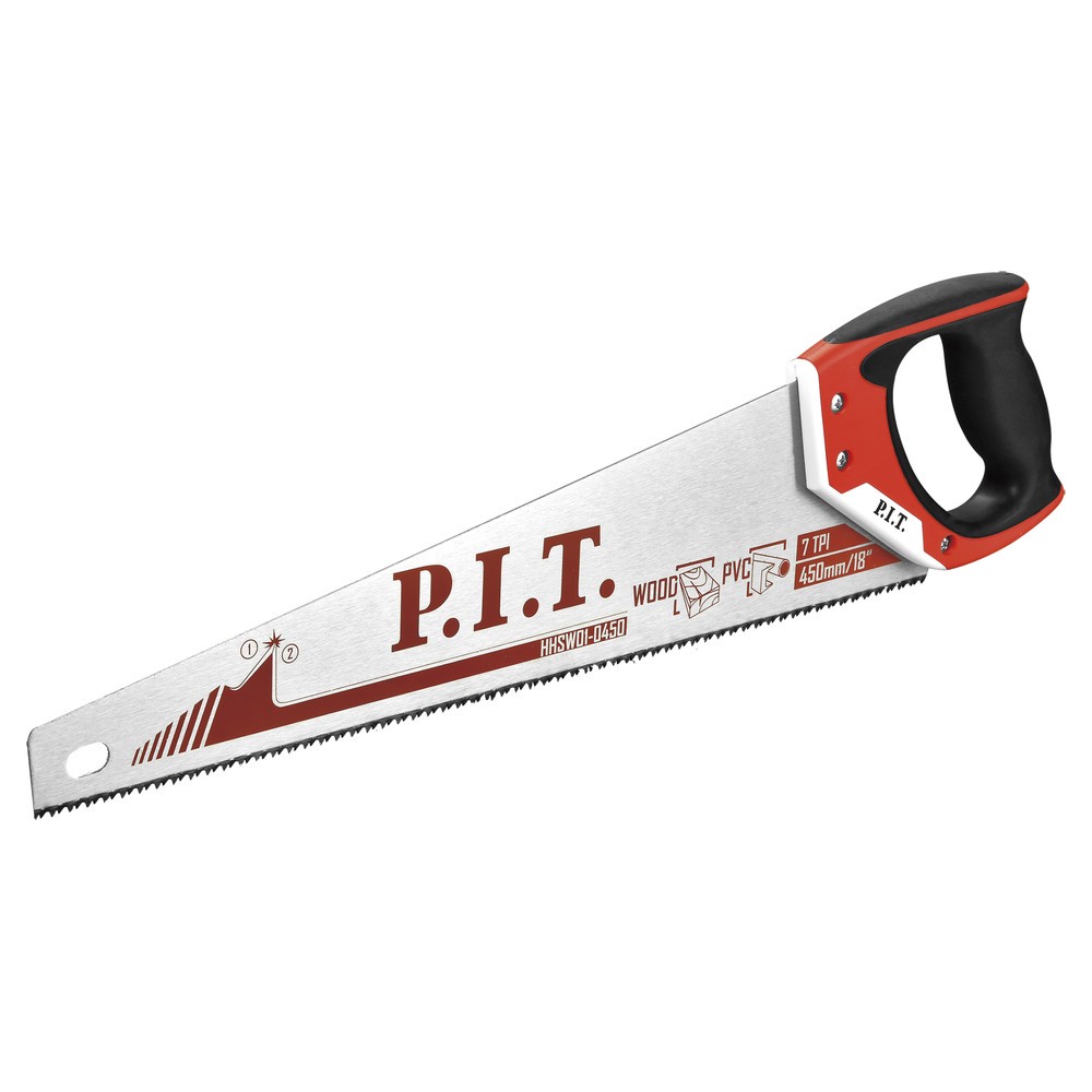 Ножовка по дереву P.I.T. CONTROL 450 мм 7 TPI HHSW01-0450