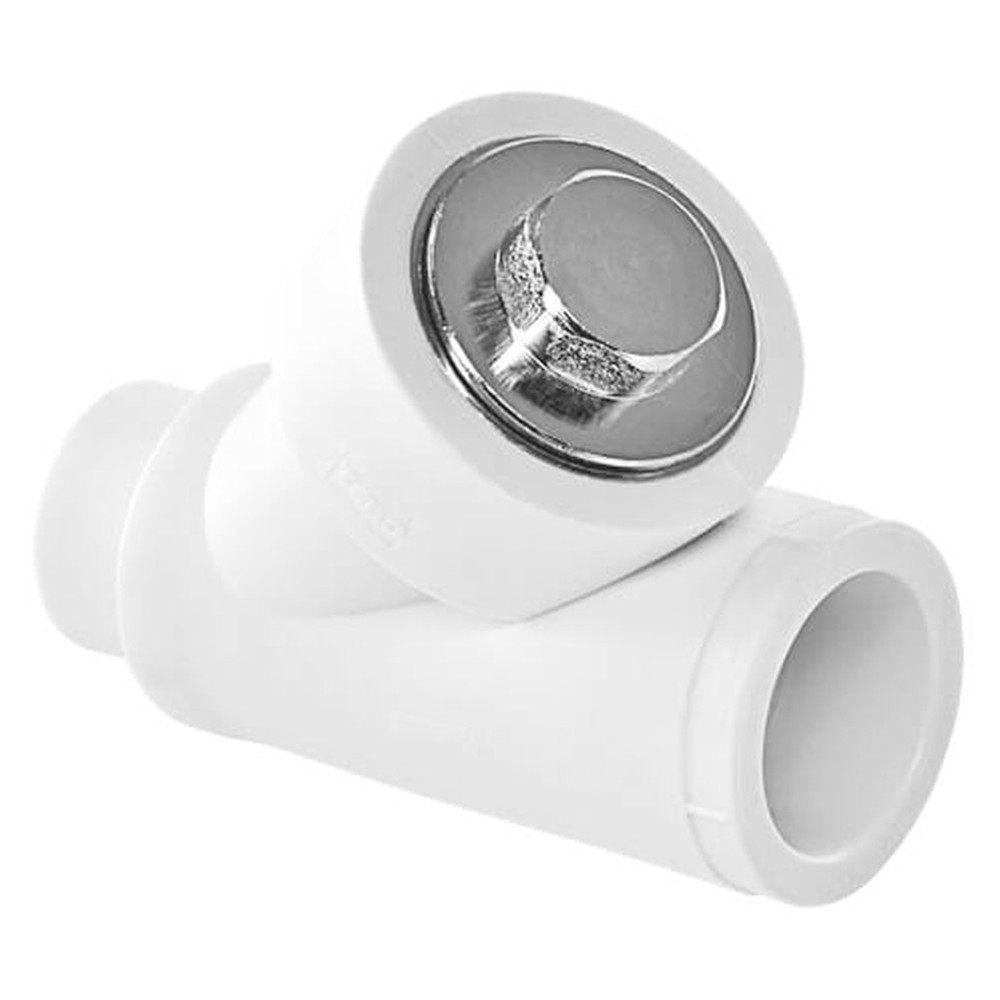 Фильтр сетчатый TEBO PP-R 20 мм ВН/НР белый 030070111