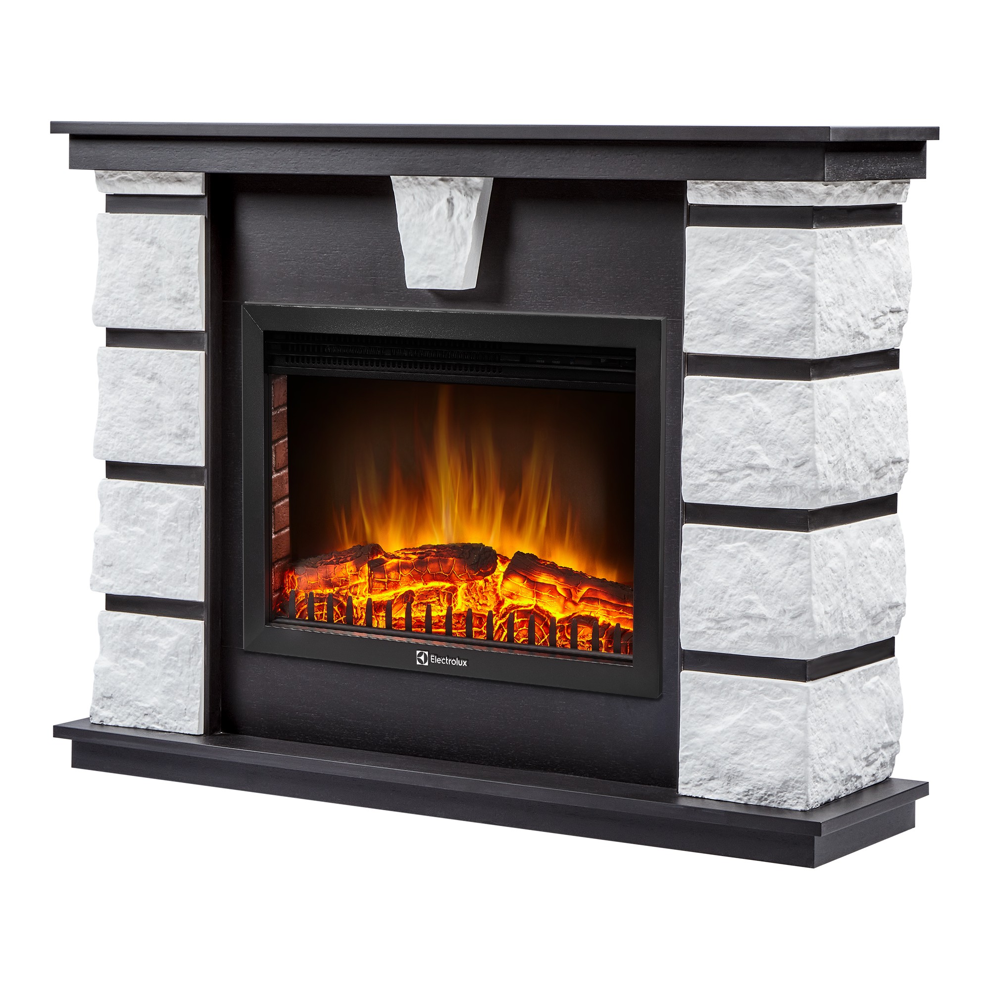 Каминокомплект Electrolux Excalibur 25 камень белый с очагом EFP/P-2520LS N 1721353