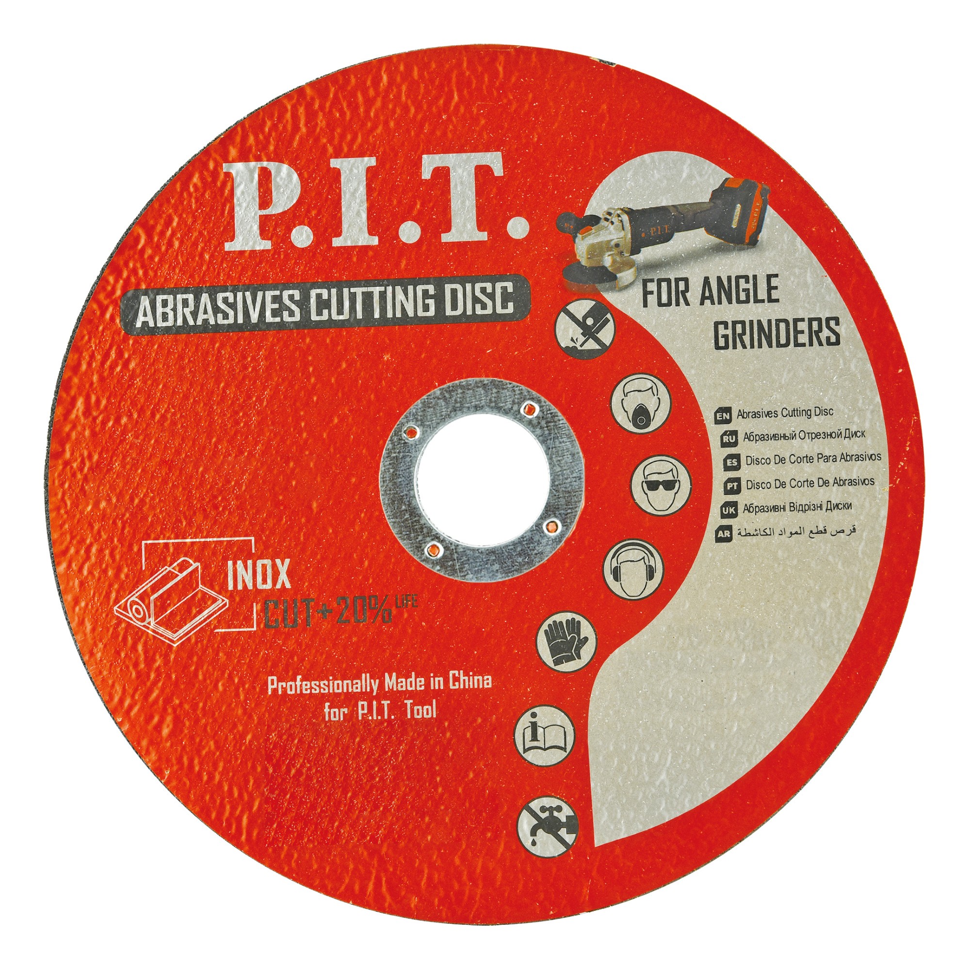 Диск отрезной по металлу P.I.T. ACTW01-1252 125x22.2x1.6 мм