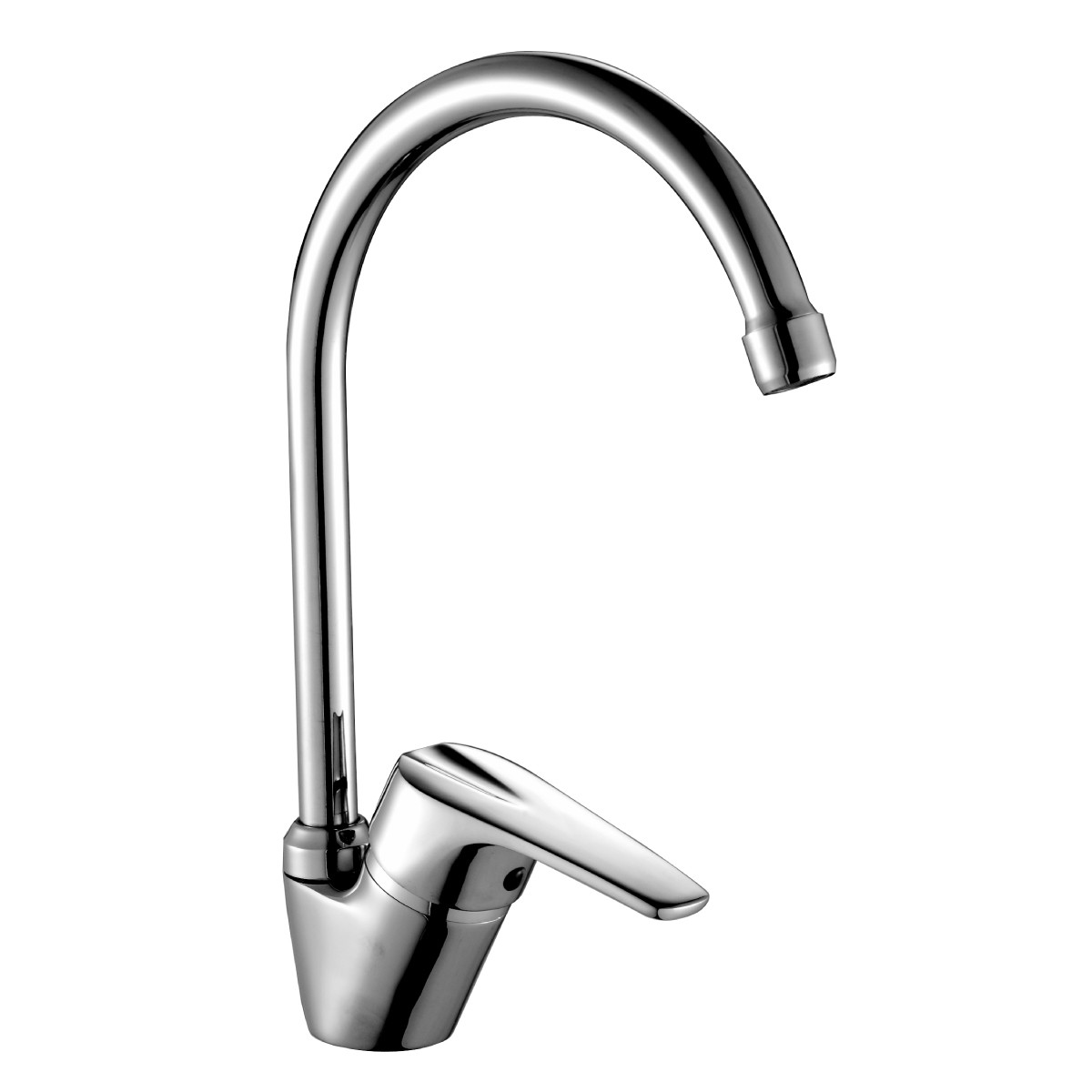 Смеситель для раковины Rossinka D40-23 с высоким поворотным изливом 180 мм D40-23