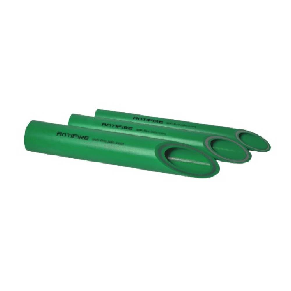 Труба полипропиленовая AntiFire FR FireResistant SDR 7,4 63 мм 4 м Green НС-1738558