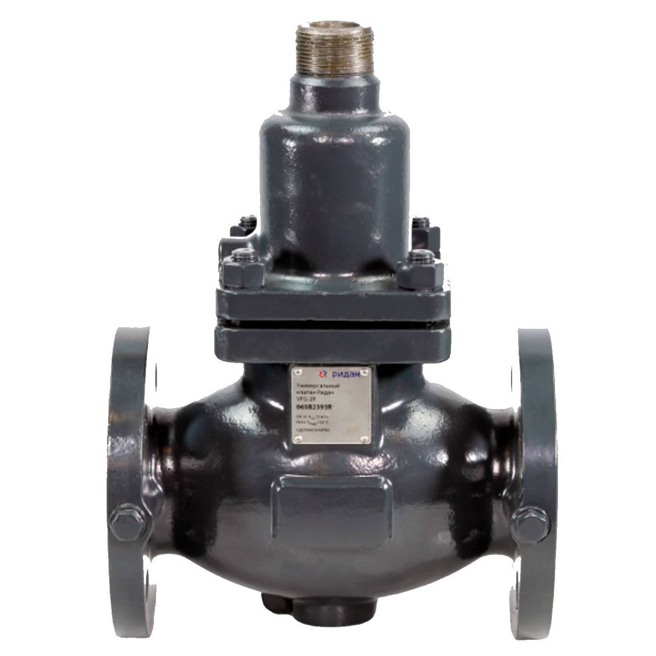 Клапан регулирующий седельный фланцевый Ридан VFG-2R DN80 Kvs 80 PN16 065B2395R