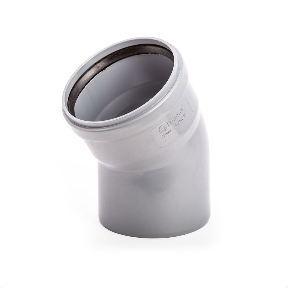 Отвод внутренней канализации Lammin 110х30° 1641864