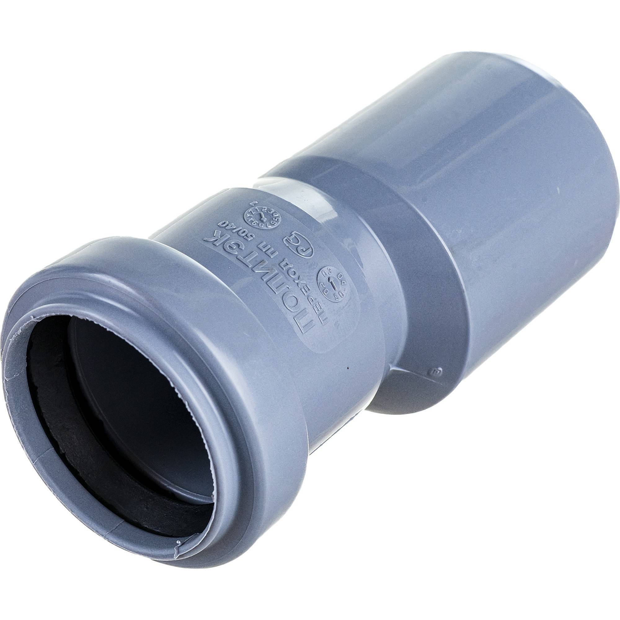 Переход эксцентрический для внутренней канализации Политэк 50/40 мм 55040