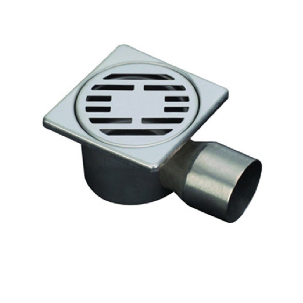 Трап душевой VIEIR с сухим затвором горизонтальный 100х100 мм VERA10L