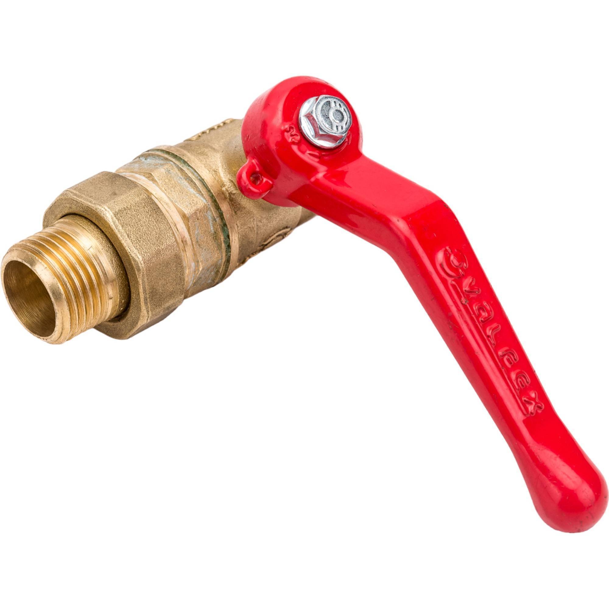 Кран шаровой VALFEX 11Б27фт1М 1/2 ВР/НР рычаг американка 1594101