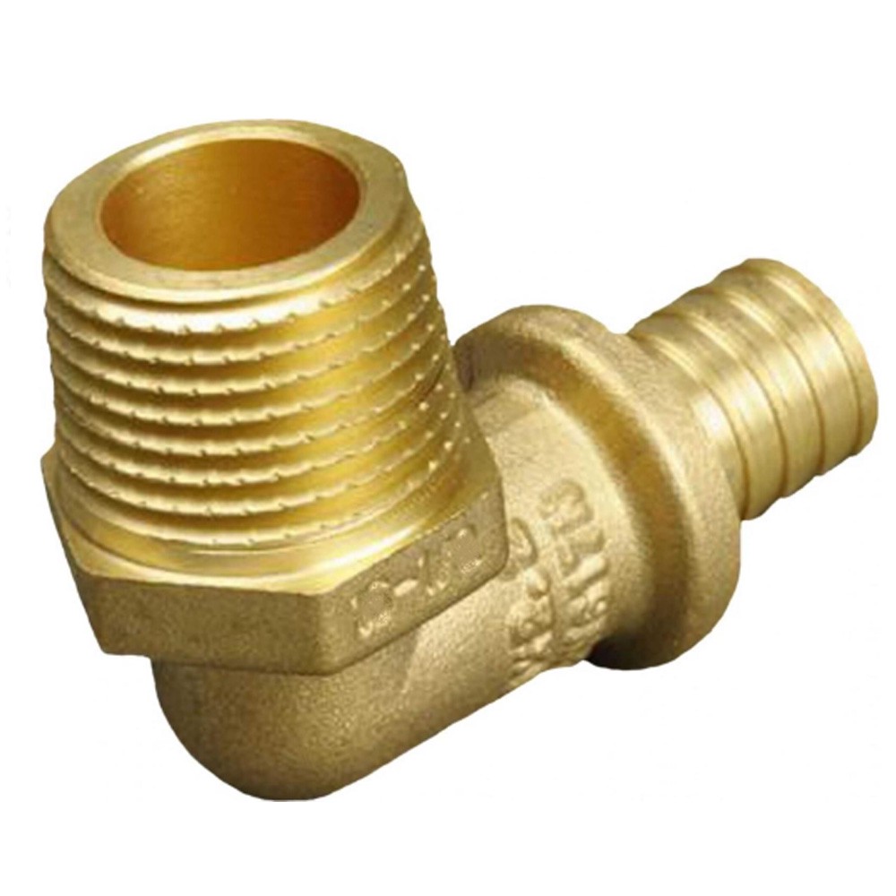 Угольник аксиальный One Plus 90° 25x3/4 НР латунный 1691878