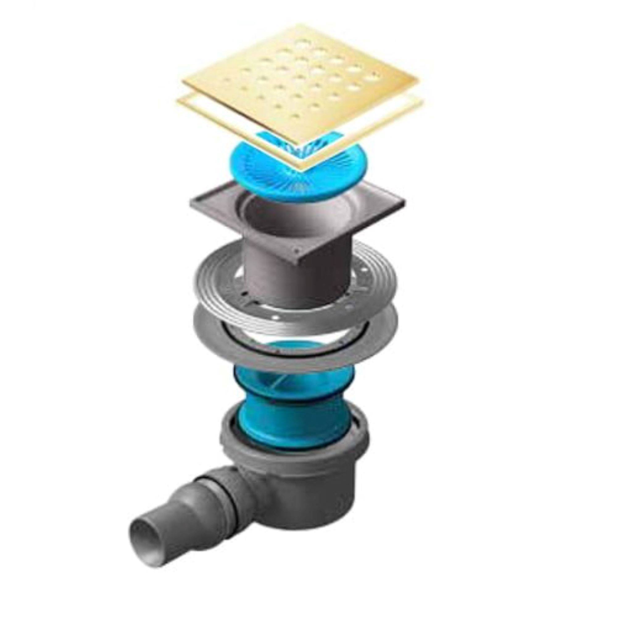 Трап точечный Pestan Confluo Standard 15х15 см Drops 1 Mask Gold 13100025