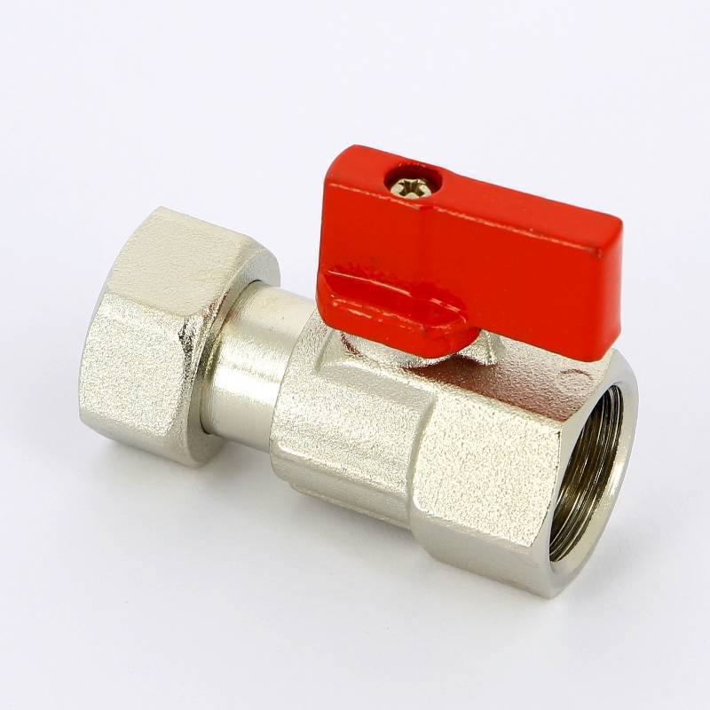 Кран шаровой мини Uni-Fitt ВВ 1/2 с накидной гайкой 122N2000