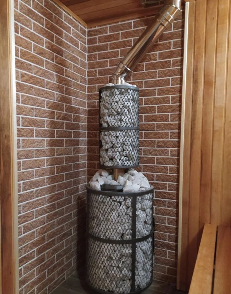 Печь для бани PROMetall Атмосфера XL сетка нержавейка Ap0001