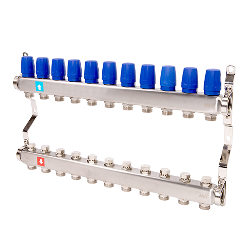 Коллектор AQUALINK без расходомеров 11 выходов AMS.411.06