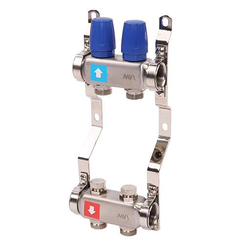 Коллектор AQUALINK без расходомеров 2 выхода AMS.402.06