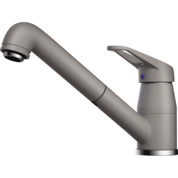 Смеситель для кухни Omoikiri Tateyama-S-GR с выдвижным изливом Leningrad Grey 4994176