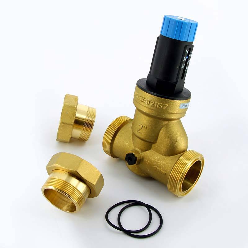 Редуктор давления Watts DRV 2 1.5-6.5 бар PN25 с отверстием под манометр 10015775