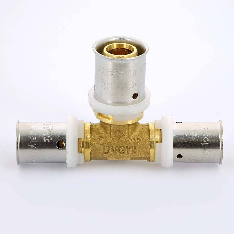 Тройник пресс Uni-Fitt 16x20x16 мм 706G6760