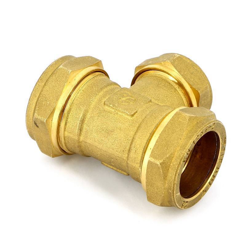 Тройник обжимной Tiemme 28х22х28 мм 1000103