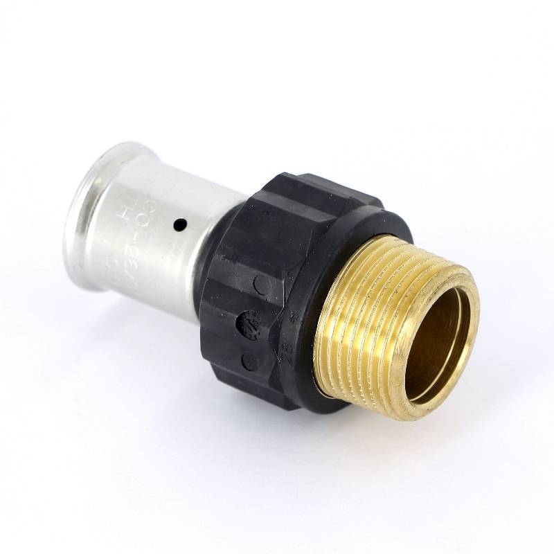 Муфта пресс с наружной резьбой Henco PVDF 26х1 17PK-2606