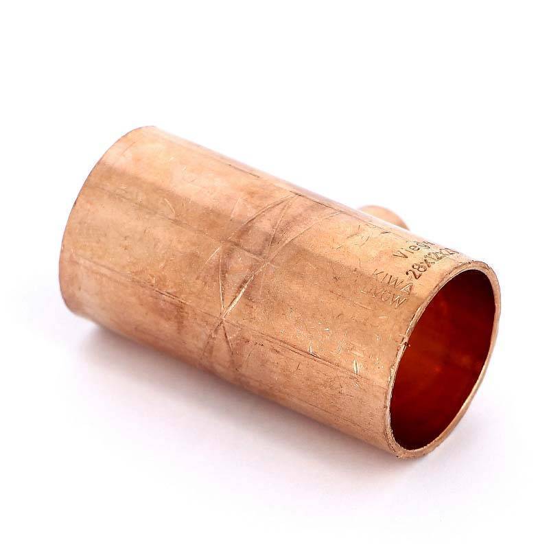 Тройник медный под пайку Viega 28х12х28 мм 114183