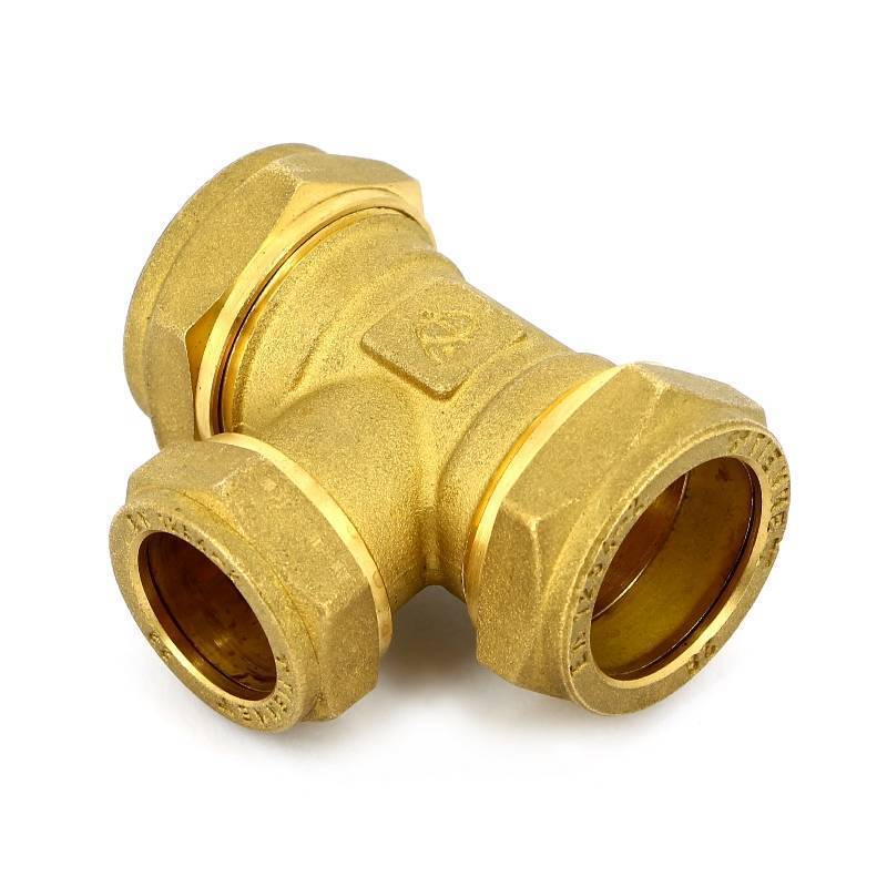 Тройник обжимной Tiemme 28х22х28 мм 1000103