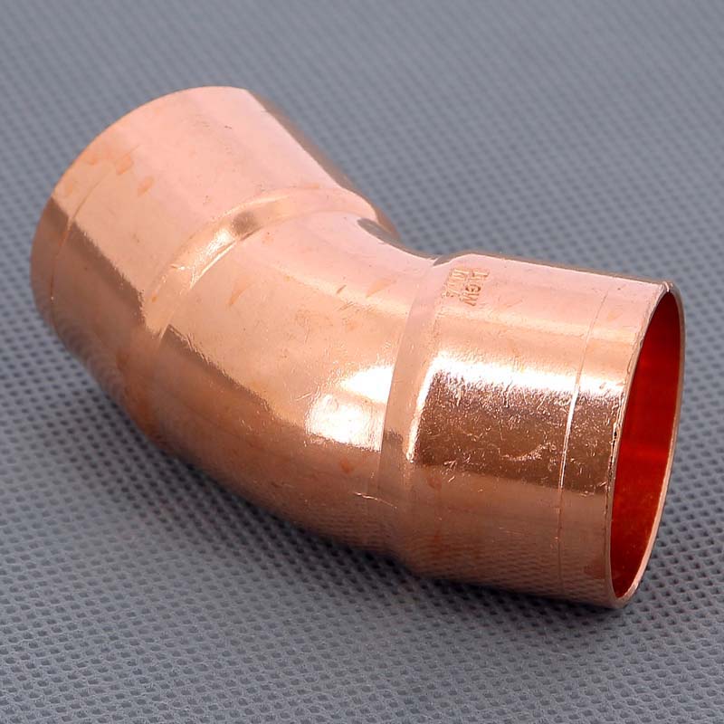 Угол двухраструбный 45 градусов пайка Viega 35 мм 104016