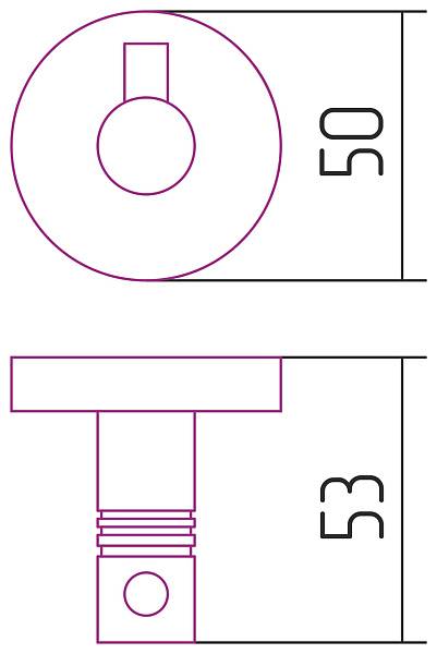 Крючок настенный Сунержа Каньон золото 03-3000-1001