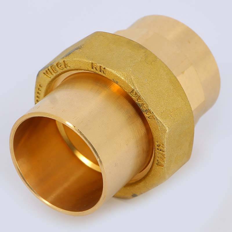 Разъемное соединение Viega 94343 пайка-пайка с плоской прокладкой 35 мм 176174