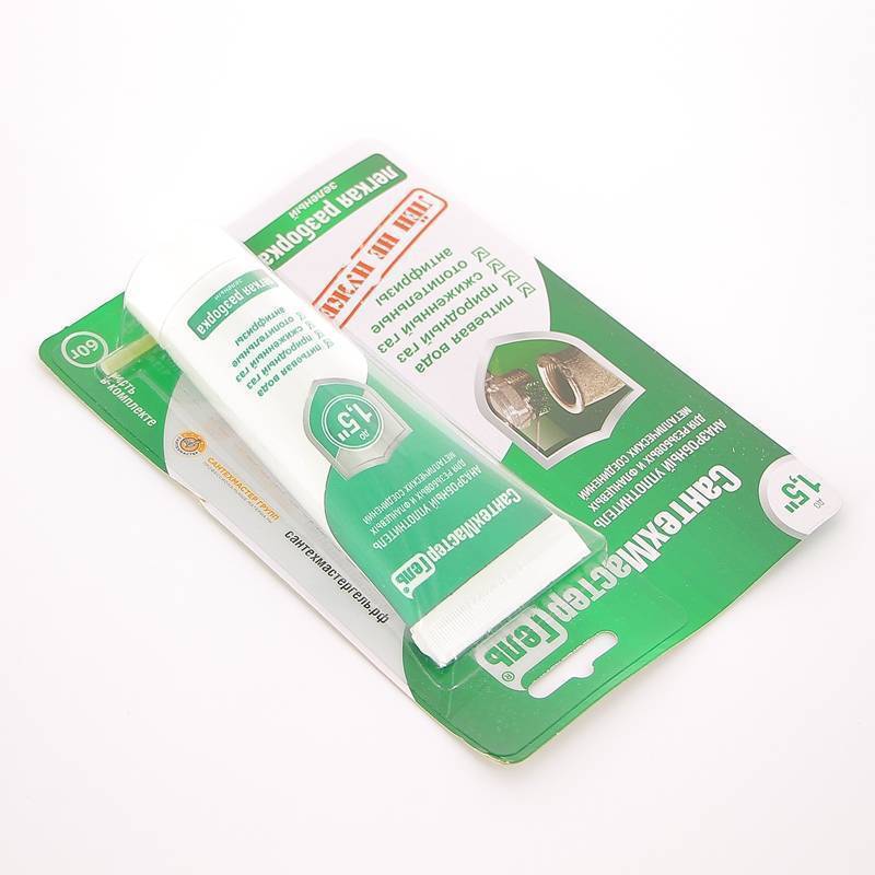 Герметик анаэробный Сантехмастер Зелёный 60 г блистер 61030