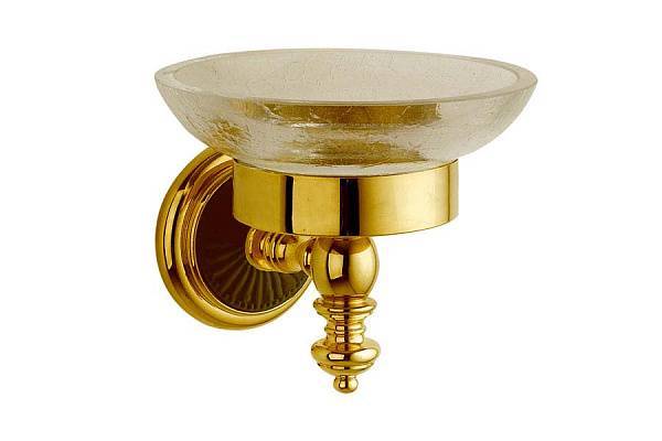 Мыльница Boheme Palazzo круглая подвесная золото 10153