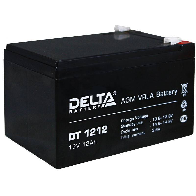 Аккумуляторная батарея Delta DT 1212 12 В 12 Ач DT 1212