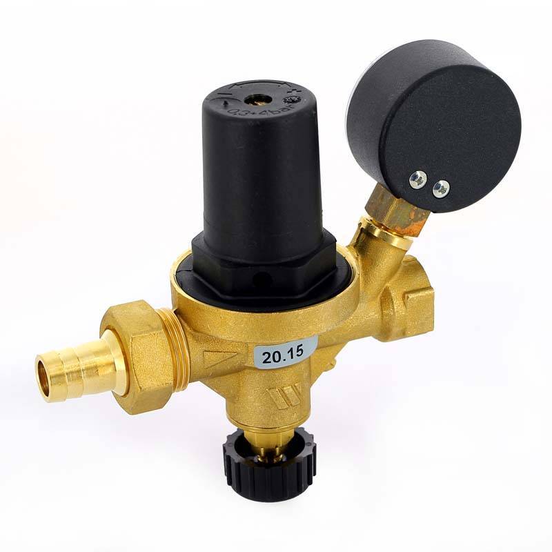 Клапан подпиточный WATTS ALMD 1/2 В со штуцером и манометром 10004889