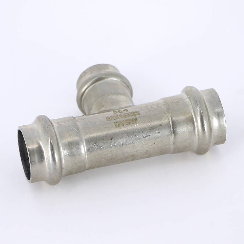 Тройник пресс IBP 22х18х22 мм нержавеющая сталь PS5130 0221822