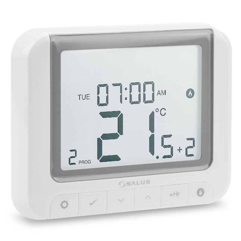Термостат комнатный программируемый Salus RT520 OpenTherm с ЖК-дисплеем белый RT520