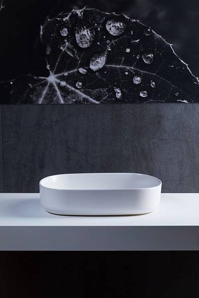 Раковина накладная Allen Brau Fantasy 55 см белый 4.11022.21