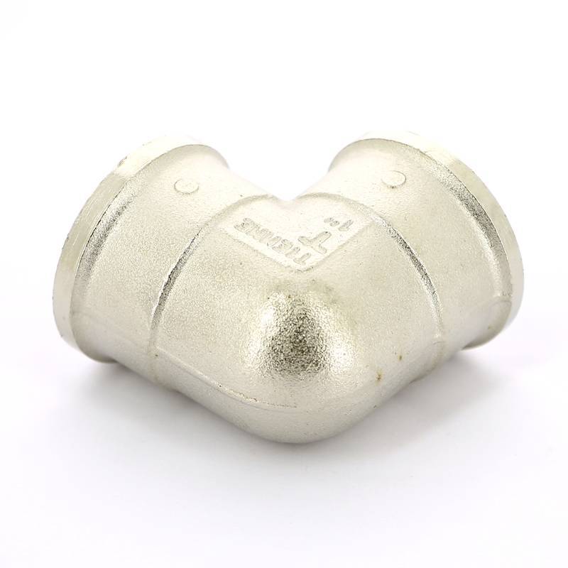 Угольник латунный никелированный Tiemme 1 ВР-ВР 1500144