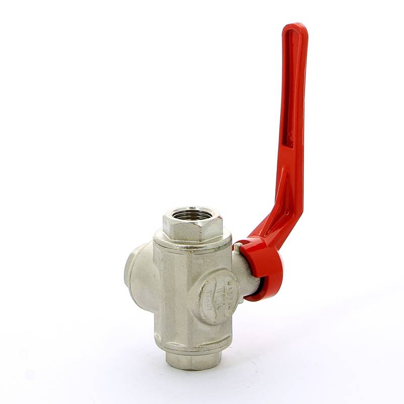 Кран шаровой Itap трехходовой L-порт ВВ рычаг 1/2 1280012