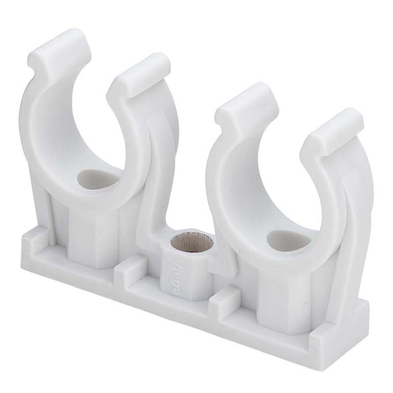 Крепление двойное Sanha для труб 15 мм 100056