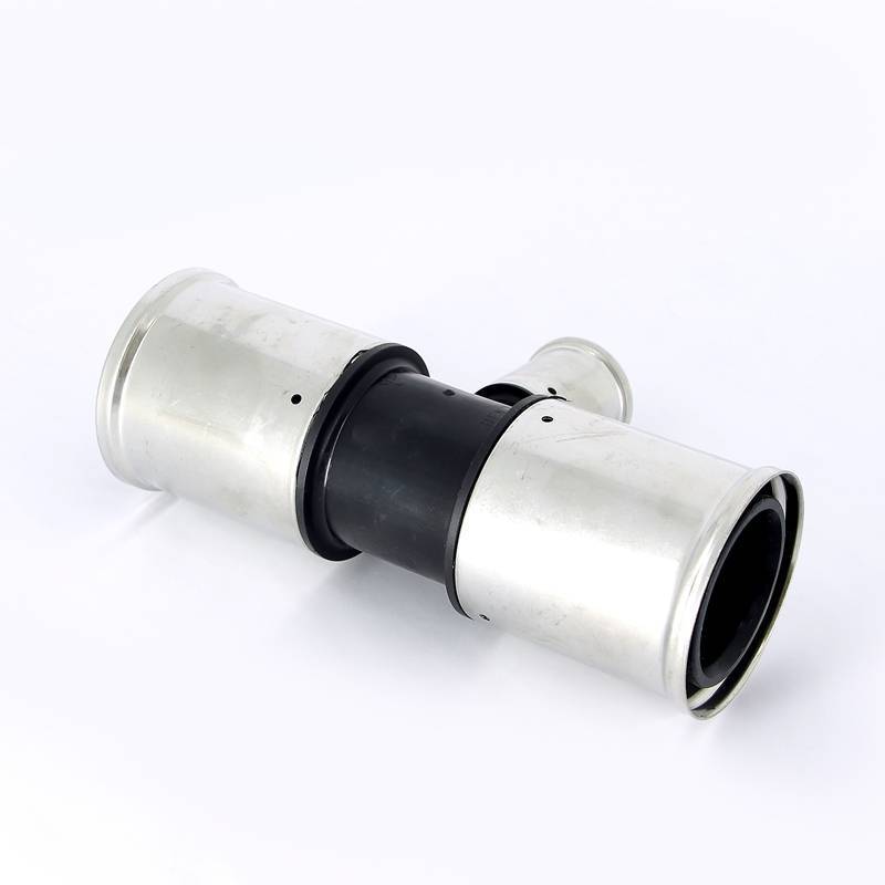 Тройник пресс PVDF Henco 63х32х63 мм 10PK-633263