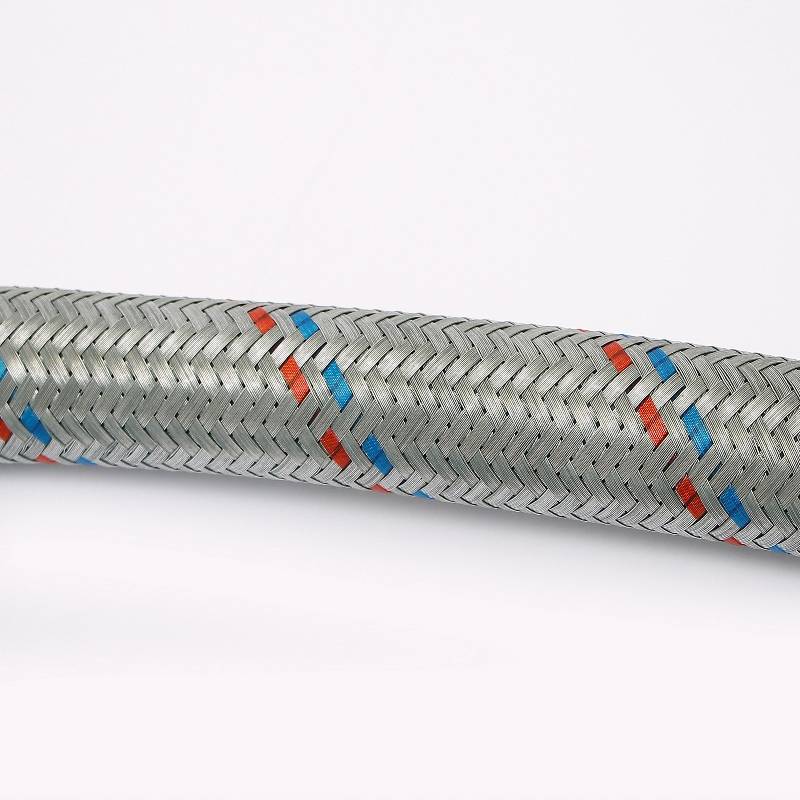 Гибкая подводка антивибрационная Uni-Fitt НВ 1 угловая 80 см DN 25 оцинкованная сталь 505S4408