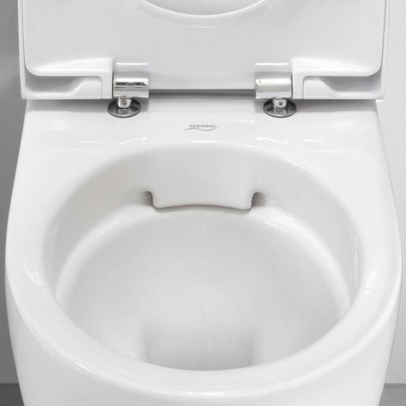 Унитаз подвесной безободковый Geberit Acanto Rimfree 51х35 см 500.600.01.2