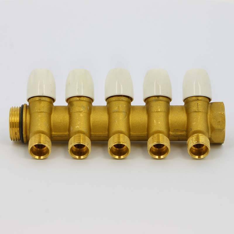 Коллектор Tiemme 1860 1 НВ 5 выходов 1/2 Н 36 мм с утолщенными стенками 1860033